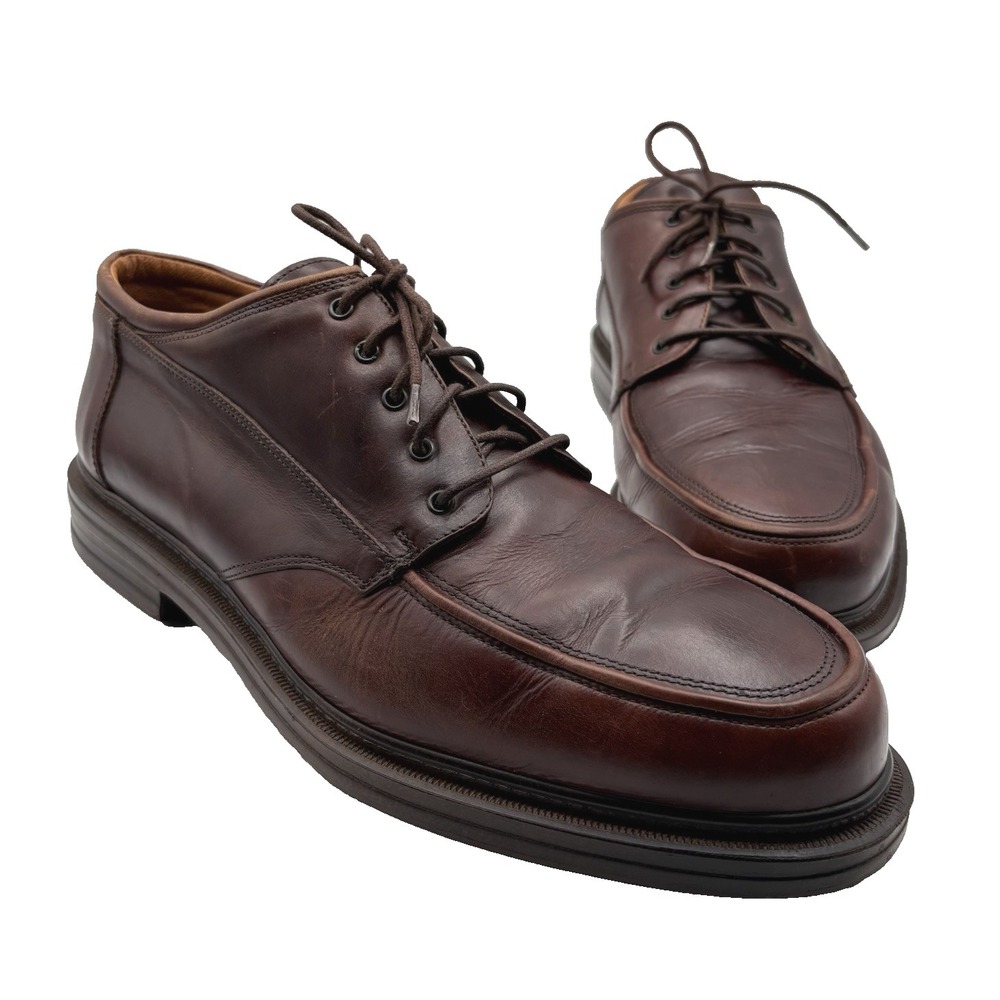 CABLE & CO. Oxford Shoe Men's Size 12 D Brown Leather Lace Up Shoe